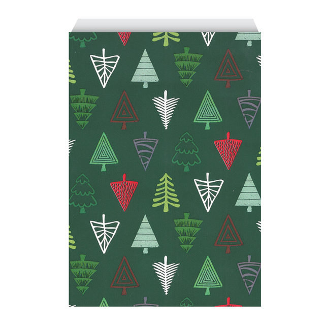 Cadeauzakjes Evergreen Forest 21x30cm 100 stuks