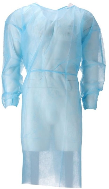 Isolatieschort CMT PP non woven 120x140cm blauw