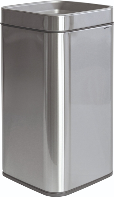 Afvalbak MAUL Prime 25 liter met inwerpopening rvs