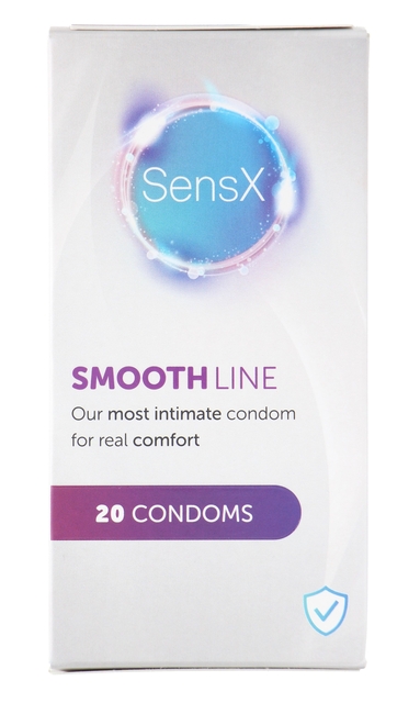Condoom SensX Smooth Line 20 stuks