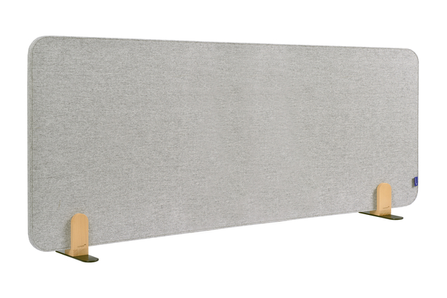 Bureauscherm Legamaster ELEMENTS akoestisch 60x160cm grijs houder
