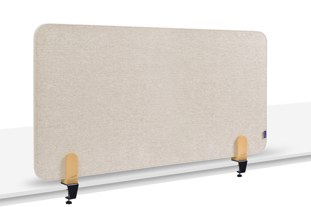 Bureauscherm Legamaster ELEMENTS akoestisch 60x120cm beige klem