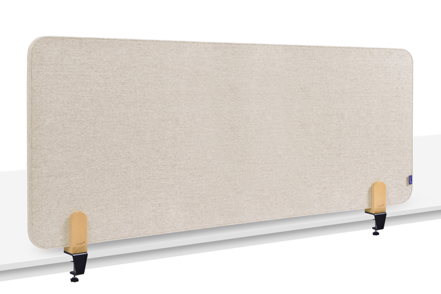 Bureauscherm Legamaster ELEMENTS akoestisch 60x160cm beige klem