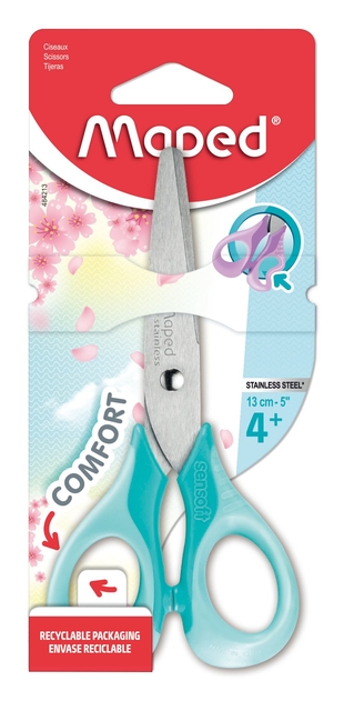 Schaar Maped Sensoft 13cm pastel assorti