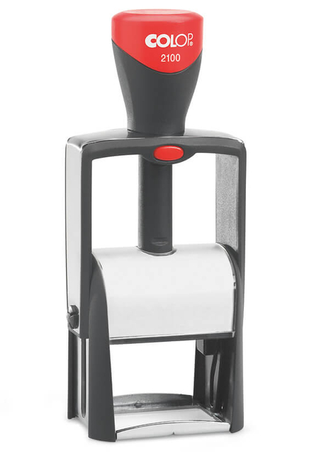 Tekststempel Colop 2100 personaliseerbaar 6regels 41x24mm