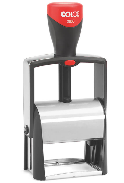 Tekststempel Colop 2600 personaliseerbaar 8regels 58x37mm