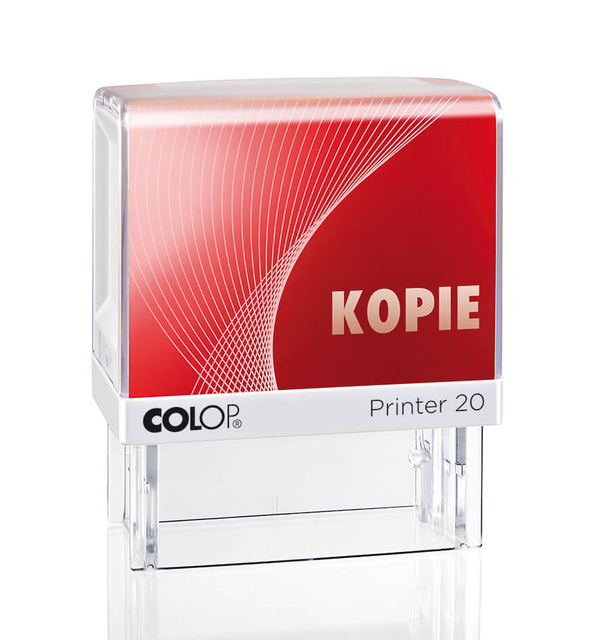 Woordstempel Colop Printer 20 kopie rood
