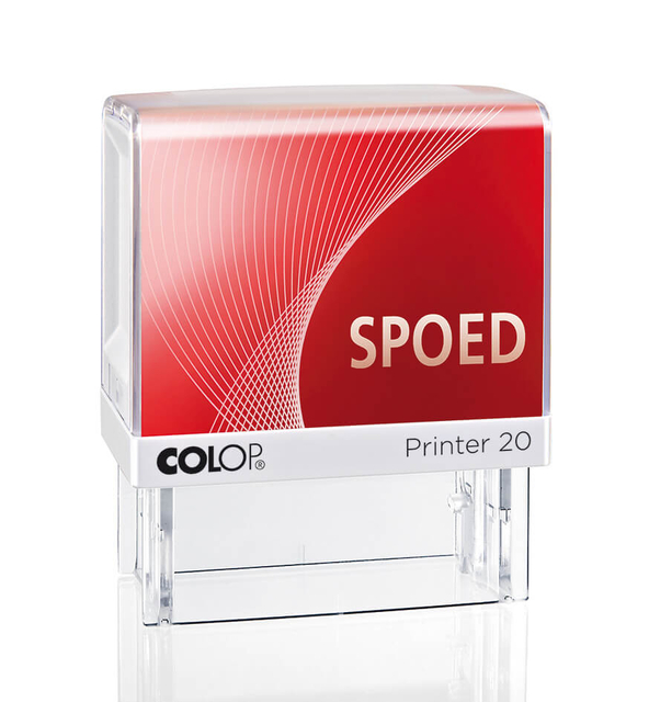 Woordstempel Colop Printer 20 spoed rood
