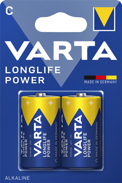 Batterij Varta Longlife Power 2x C