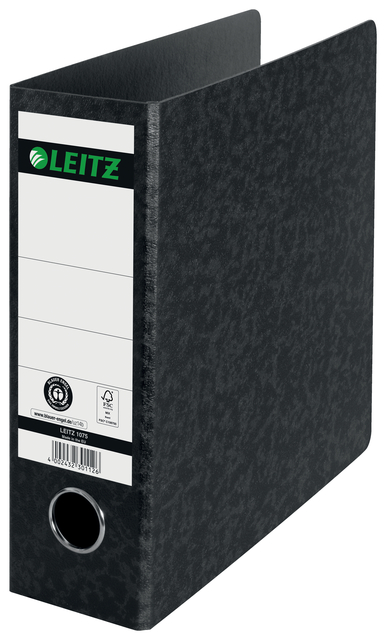 Ordner Leitz 1075 180° 77mm karton A5 recht zwart