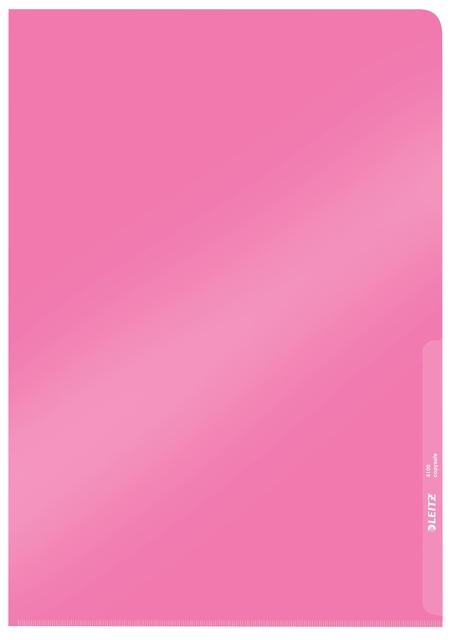 Insteekmap L-model Leitz Premium copy safe 0.15mm PVC A4 rood 100 stuks