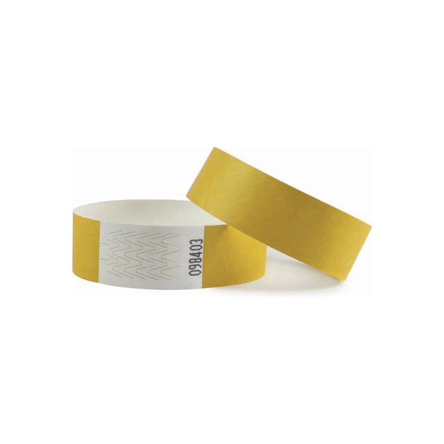 Polsband Combicraft Tyvek geel 100 stuks
