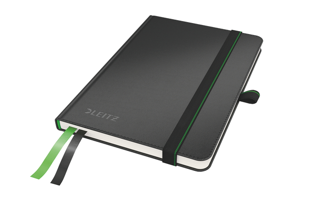 Notitieboek Leitz Complete A6 lijn 160 pagina’s 100gr zwart