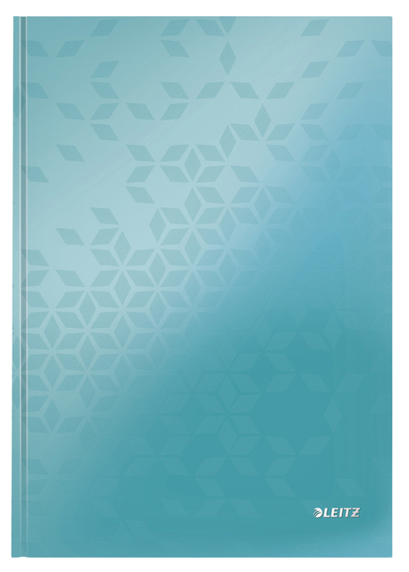 Notitieboek Leitz WOW A4 160 pagina’s 90gr lijn ijsblauw
