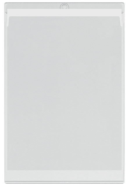 Insteekmap U-model Leitz Premium met ophangoog 0.20mm PVC A4 transparant 50 stuks