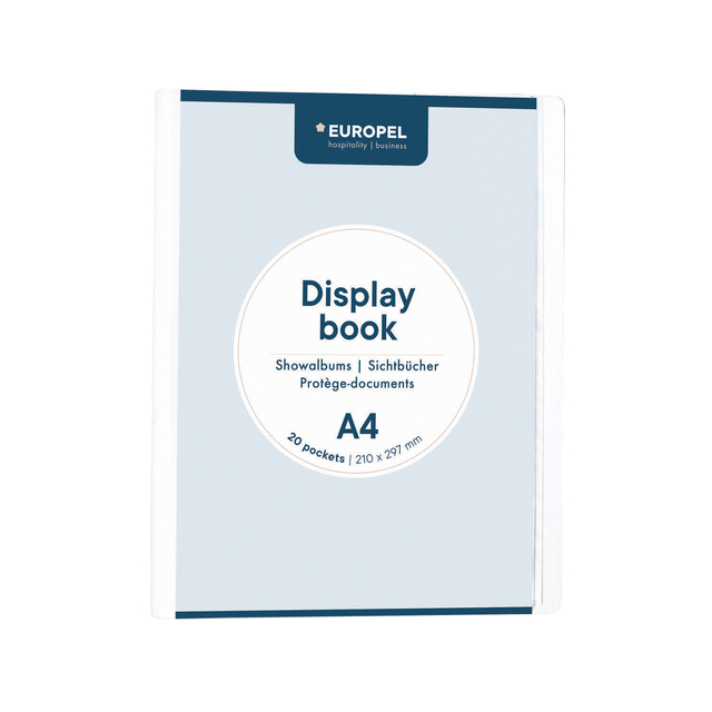 Showmap Europel Frontview A4 20-tassen wit