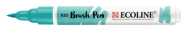 Brushpen Talens Ecoline turquoiseblauw