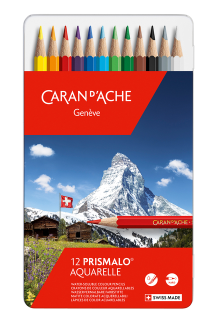 Kleurpotloden Caran d’Ache Prismalo 12 stuks assorti
