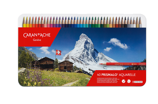 Kleurpotloden Caran d’Ache Prismalo 40 stuks assorti