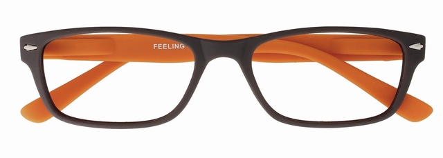 Leesbril I Need You +1.50 dpt Feeling bruin-oranje