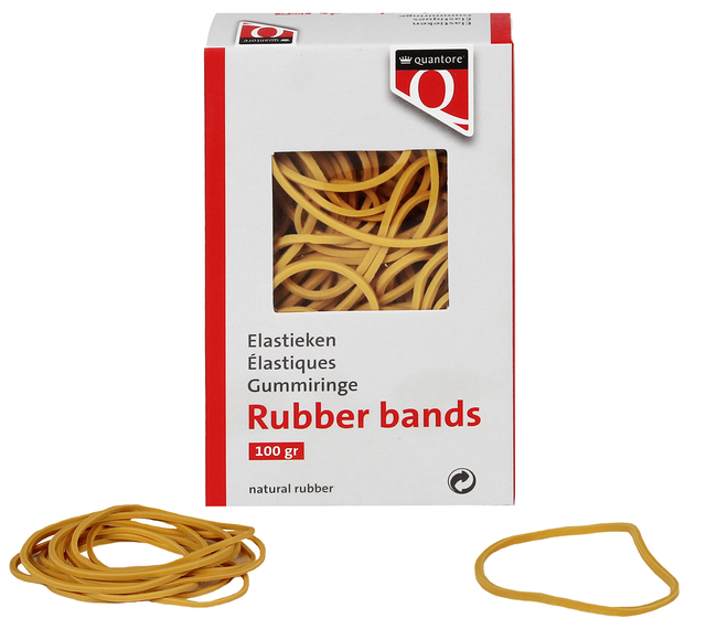 Elastiek Quantore 22 100×1,5x1mm 100gram