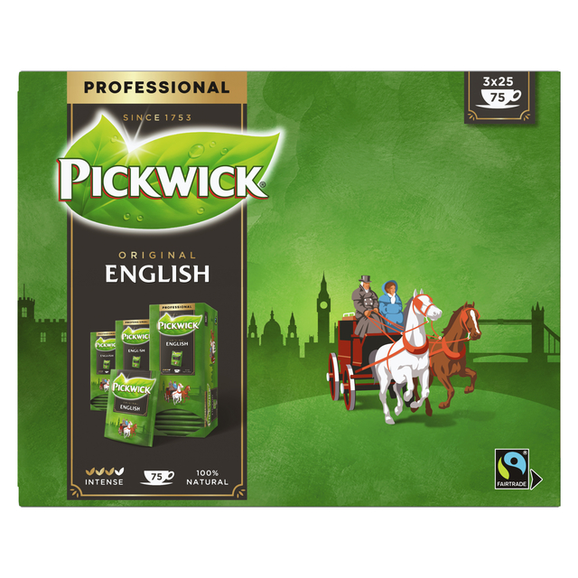 Thee Pickwick Fair Trade English 25×2.5gr