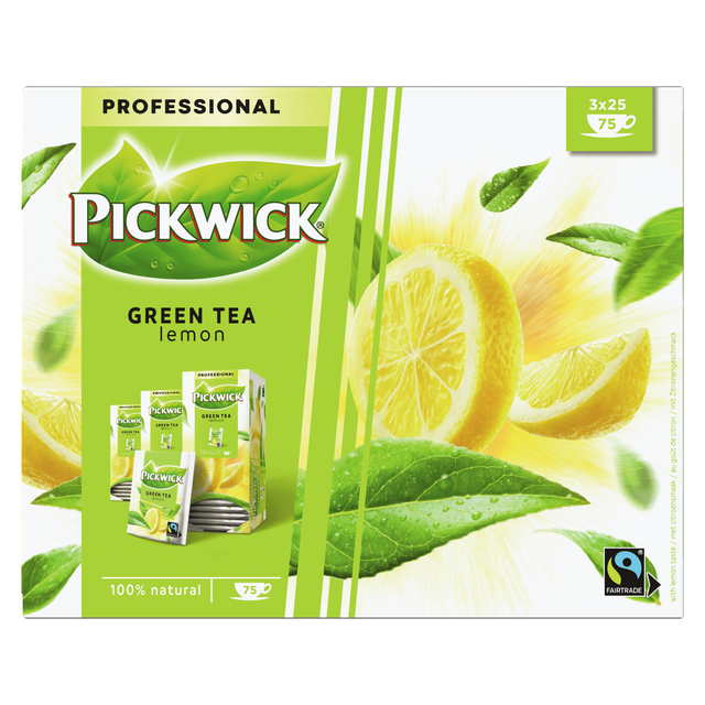 Thee Pickwick Fair Trade green lemon 25×1.5gr