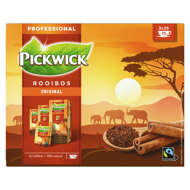 Thee Pickwick Fair Trade rooibos 25×1.5gr