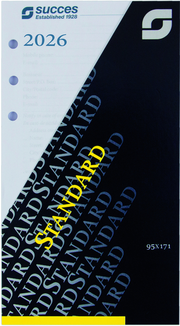 Calendarium 2026 Succes Standard 7dagen/2pagina’s