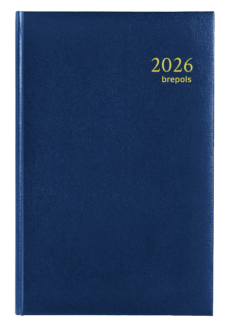 Agenda 2026 Brepols Saturnus Lima 7dagen/2pagina’s blauw