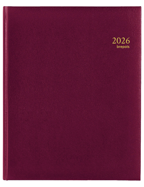 Agenda 2026 Brepols Concorde Lima 7dagen/2pagina’s bordeaux