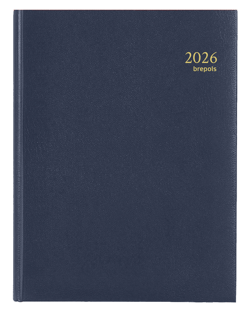 Agenda 2026 Brepols Timing Lima 7dagen/2pagina’s blauw