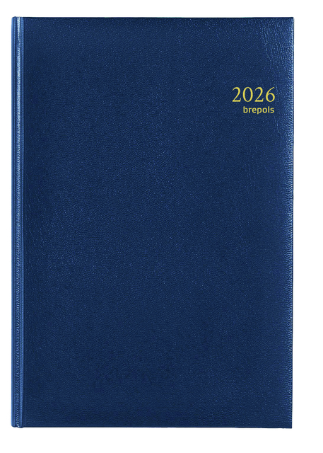 Agenda 2026 Brepols Omega Lima 7dagen/2pagina’s blauw