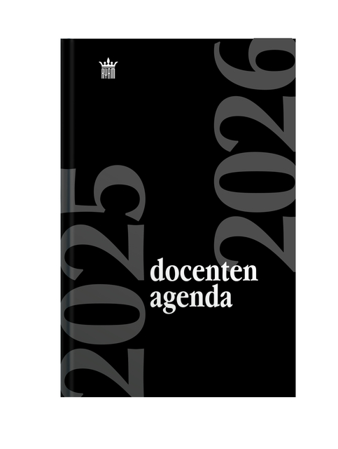 Schoolagenda 2025-2026 Ryam docenten 7dagen/2pagina’s zwart