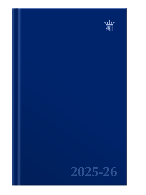 Schoolagenda 2025-2026 Ryam Studie Uni 7dagen/2pagina’s donkerblauw
