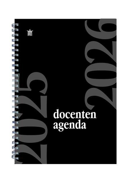Schoolagenda 2025-2026 Ryam docenten 7dagen/2pagina’s spiraal zwart