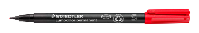 Viltstift Staedtler Lumocolor 313 permanent S rood