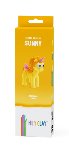 Klei Hey Clay Sunny 3 potjes