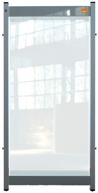 Bureauscherm Nobo modulair doorzichtig PVC 40x82cm