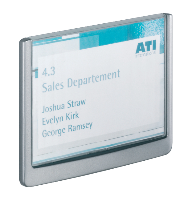 Deurbordje Durable Click sign 149×105,5mm grafiet