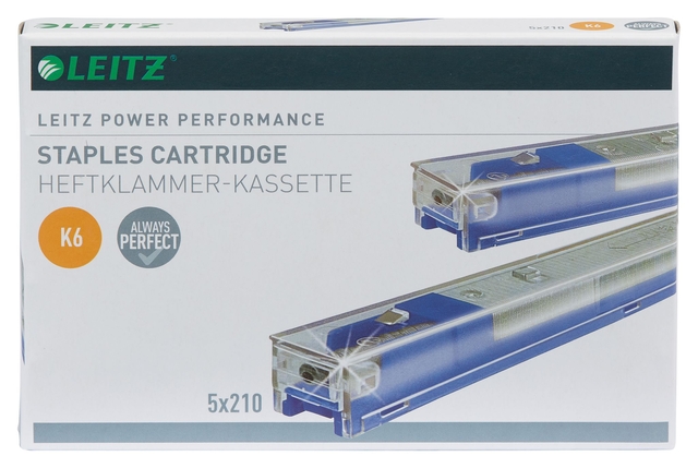 Nieten Leitz cartridge K6 5×210 stuks
