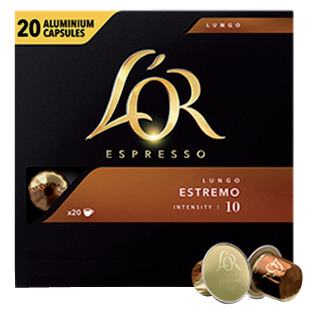 Koffiecups L’Or espresso Lungo Estremo 20 stuks
