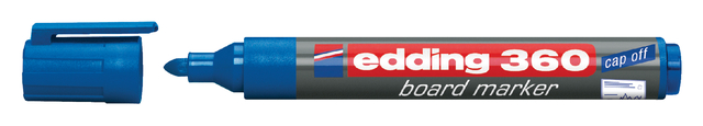 Whiteboardmarker edding 360 rond 1.5-3mm blauw