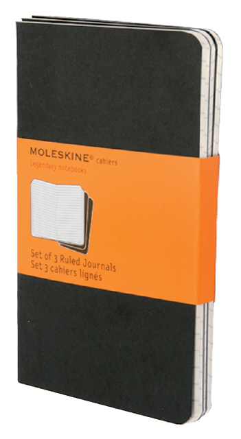 Schrift Moleskine pocket 90x140mm lijn 120 pagina’s zwart