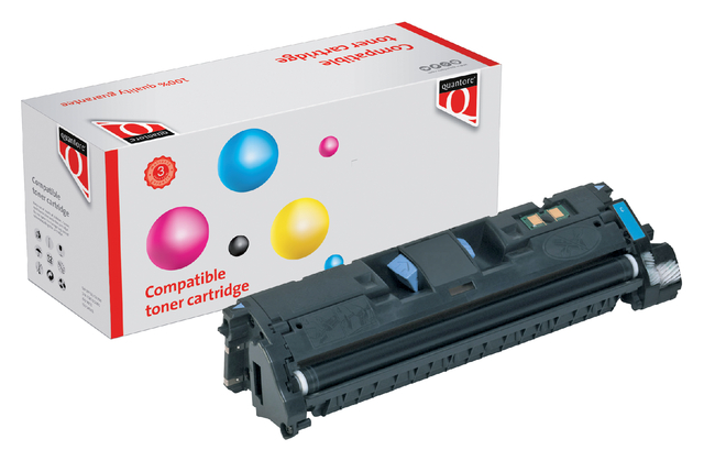Tonercartridge Quantore alternatief tbv HP Q3961A C9701A 122A blauw