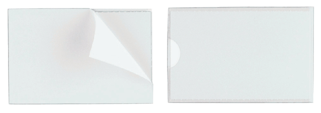 Etikethouder Durable pocketfix 57x90mm zelfklevend 10 stuks